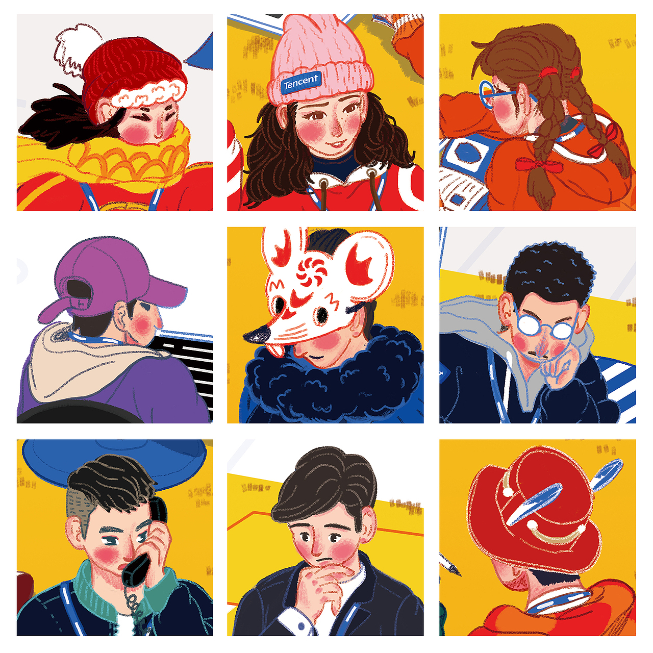 2020腾讯安平部门员工新年礼品（图ZMjExMzA5NTMy） - 包装 - 站酷设计师进退设计原创素材 - 站酷ZCOOL