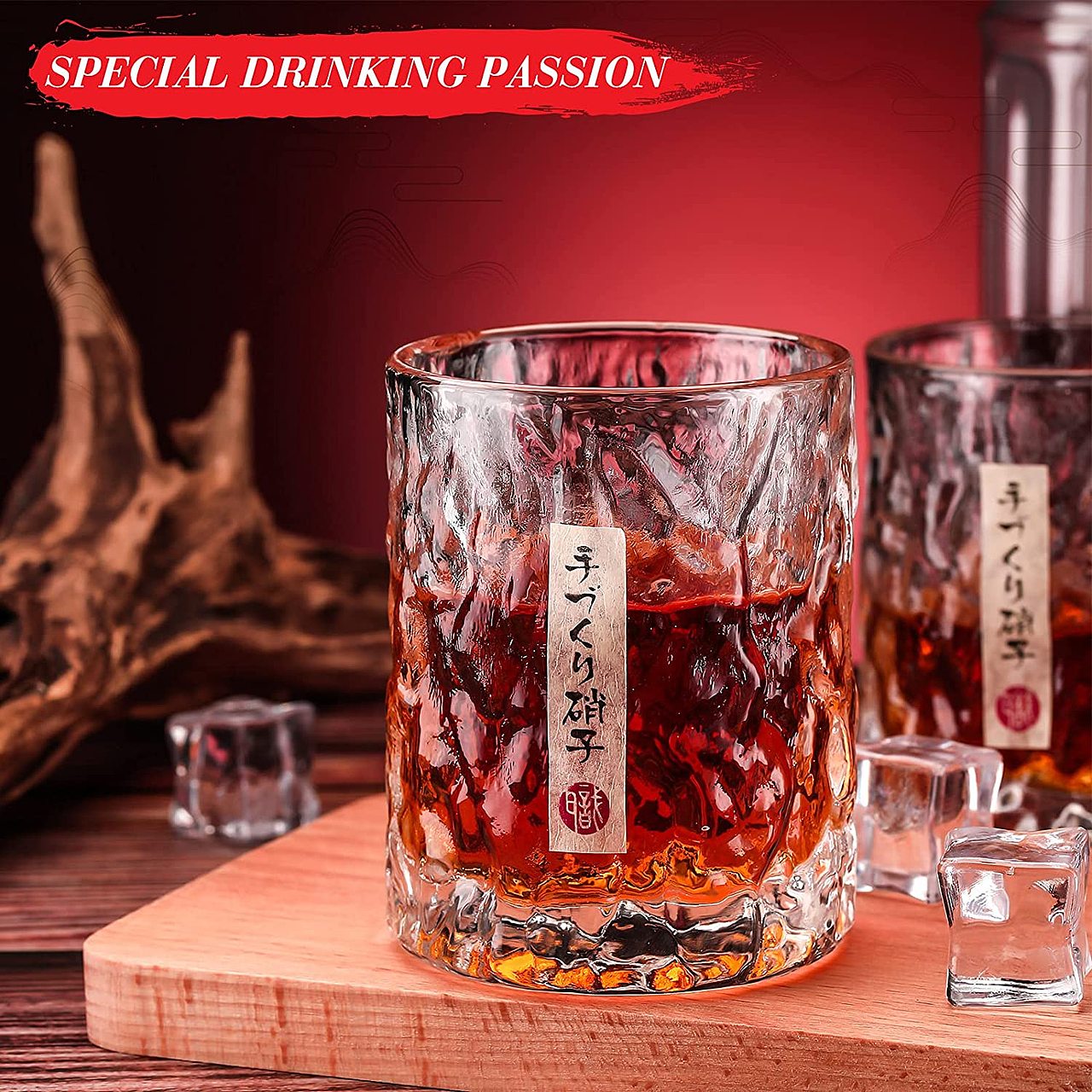 石塚硝子日式锤纹杯