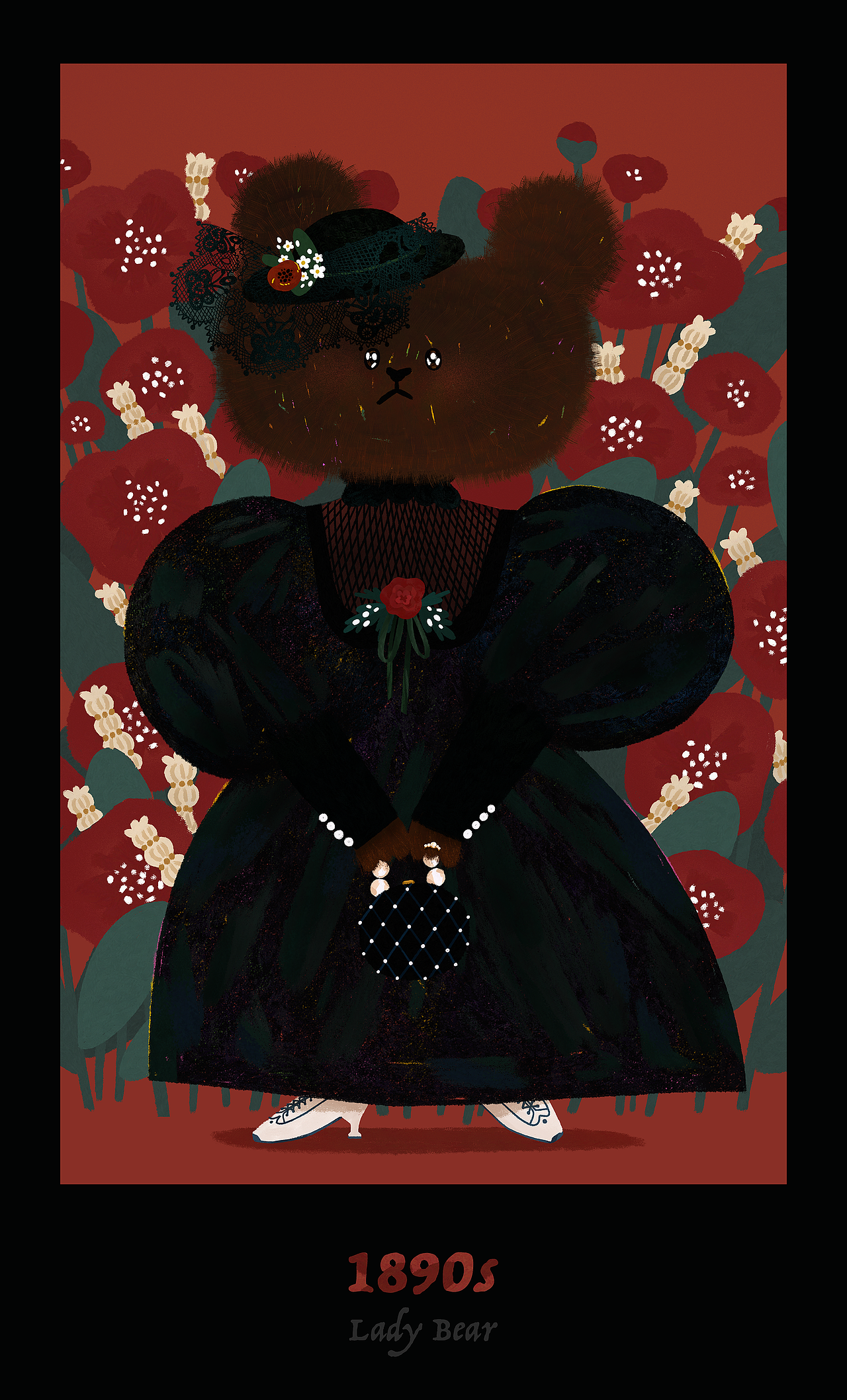 Lady Bear（图ZMTkzMjczMTg4） - 创作习作 - 站酷设计师苏童Amy原创素材 - 站酷ZCOOL