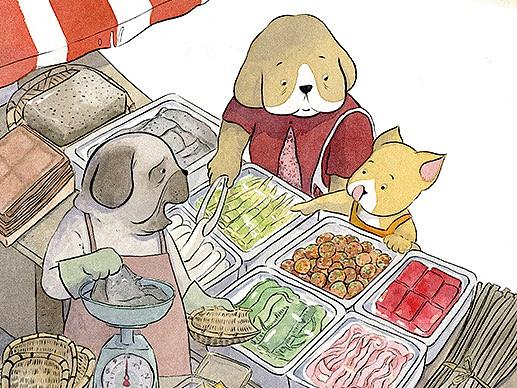 原创绘本《奶奶，买炸酥肉》