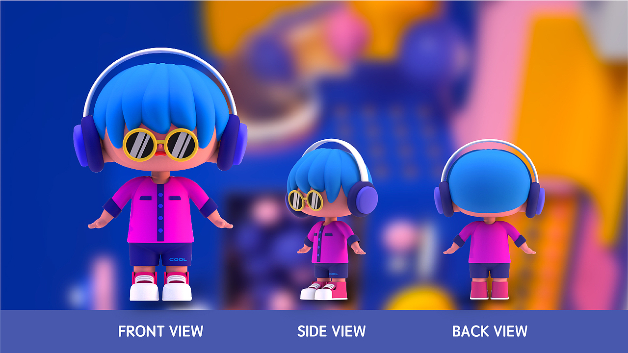 C4D IP建模打卡—— Leo Lee‘s Costumes（图ZMjcyNjA0NTQ4） - 人物/生物 - 站酷设计师木乃伊0974原创素材 - 站酷ZCOOL