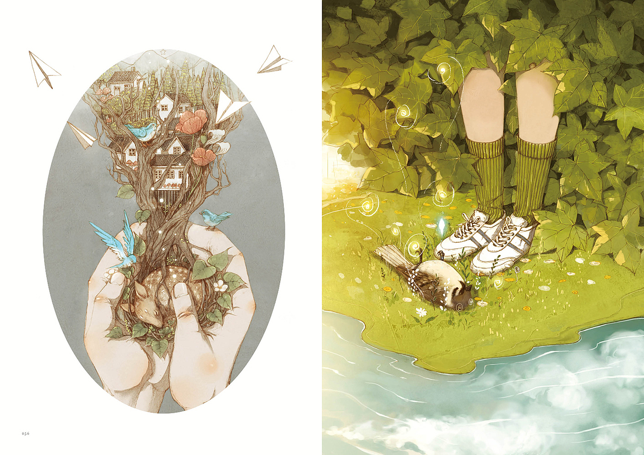 首本个人画集《眠》（图ZNDMyODMyNzI=） - 商业插画 - 站酷设计师starry阿星原创素材 - 站酷ZCOOL