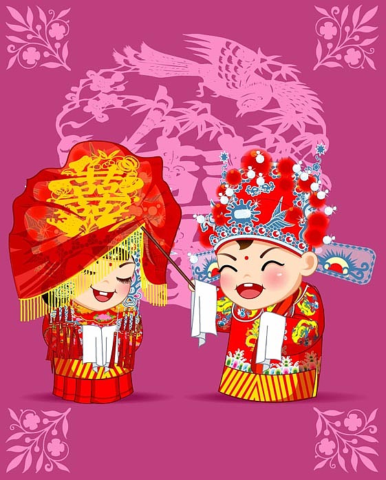 【原创】q版角色设计 金童玉女