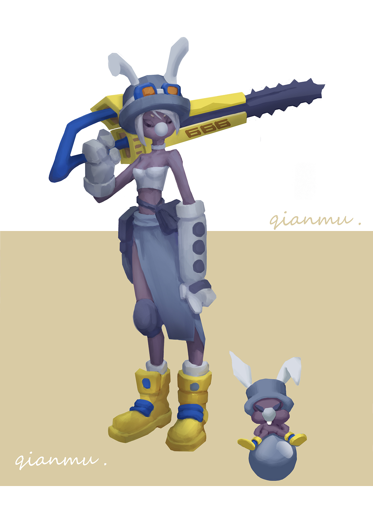 欧美q版卡通人物设计