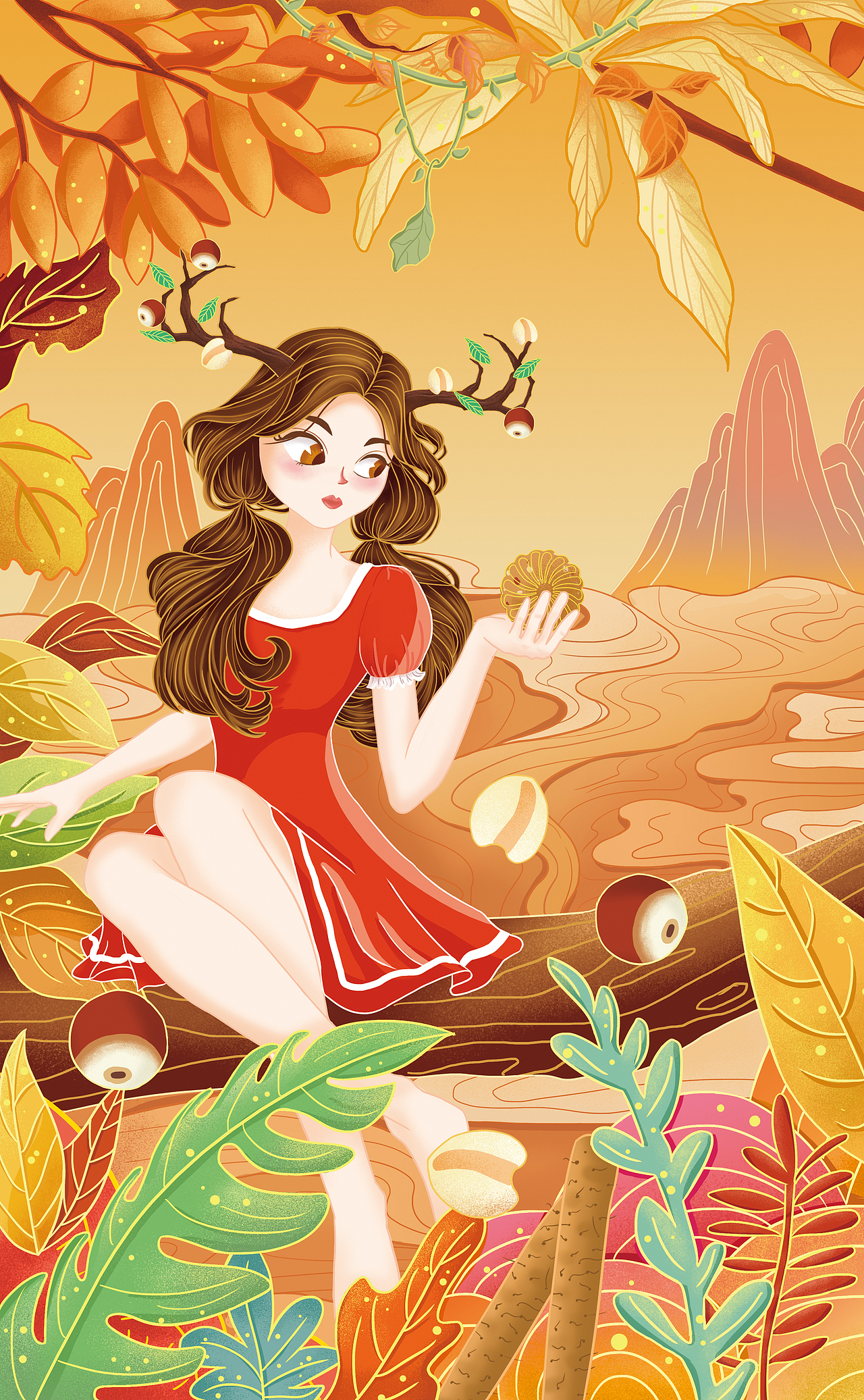 手绘插画代餐饼干包装（图ZMjQxMDI1MTY4） - 商业插画 - 站酷设计师崔崔cici原创素材 - 站酷ZCOOL