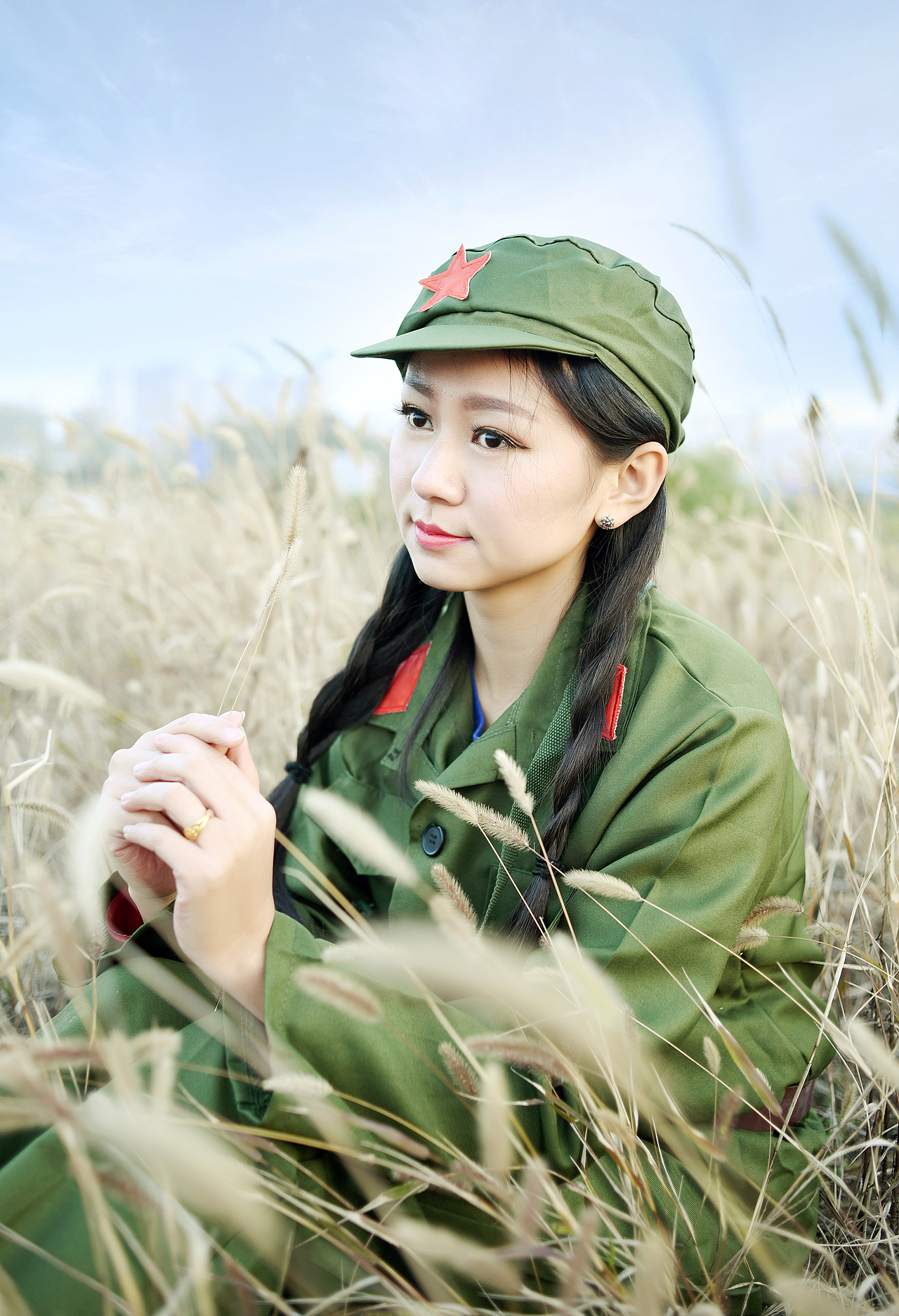 best小霞-军装（图ZNjMzNjA2MDg=） - 人像摄影 - 站酷设计师best小霞原创素材 - 站酷ZCOOL