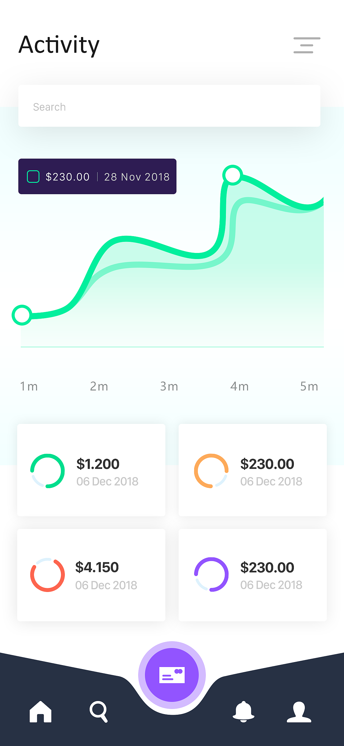 数据展示类app页面-练习