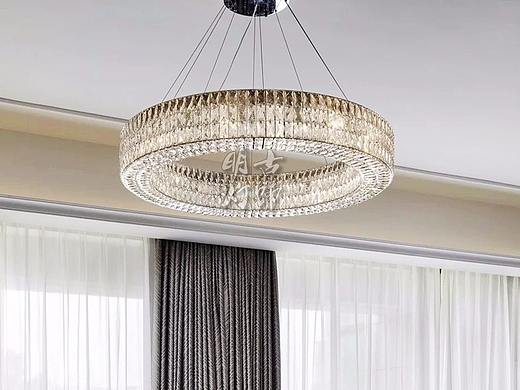 样板间高端水晶吊灯定制