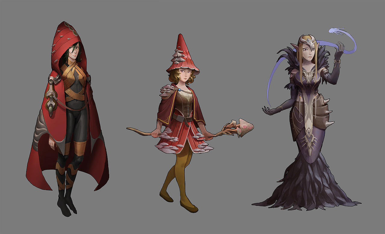 女巫（图ZMjI1MTI4NjUy） - 游戏原画 - 站酷设计师hhyyww原创素材 - 站酷ZCOOL