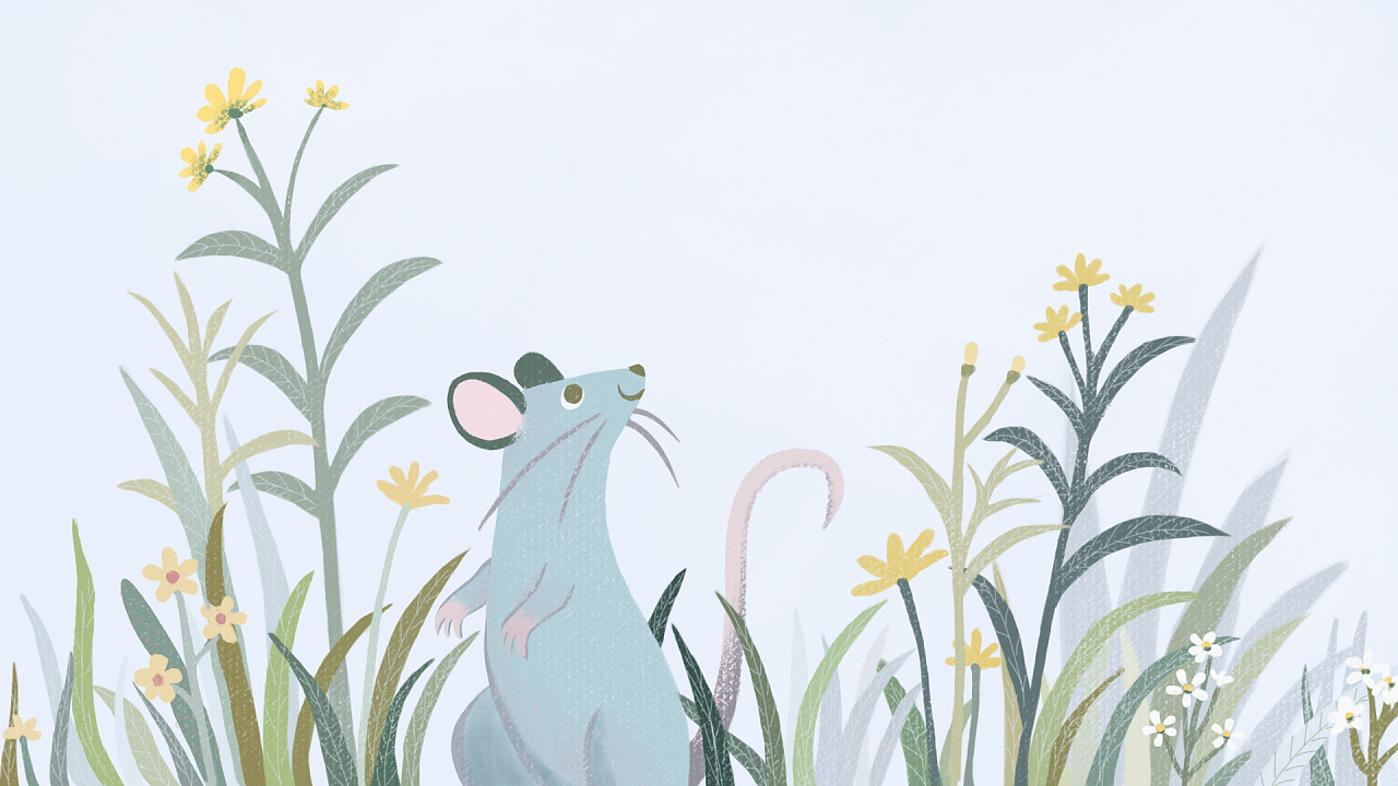 小老鼠的清新插画 - 原创作品 - 站酷(zcool)