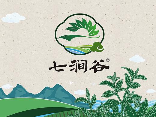 七涧谷品牌LOGO创意设计