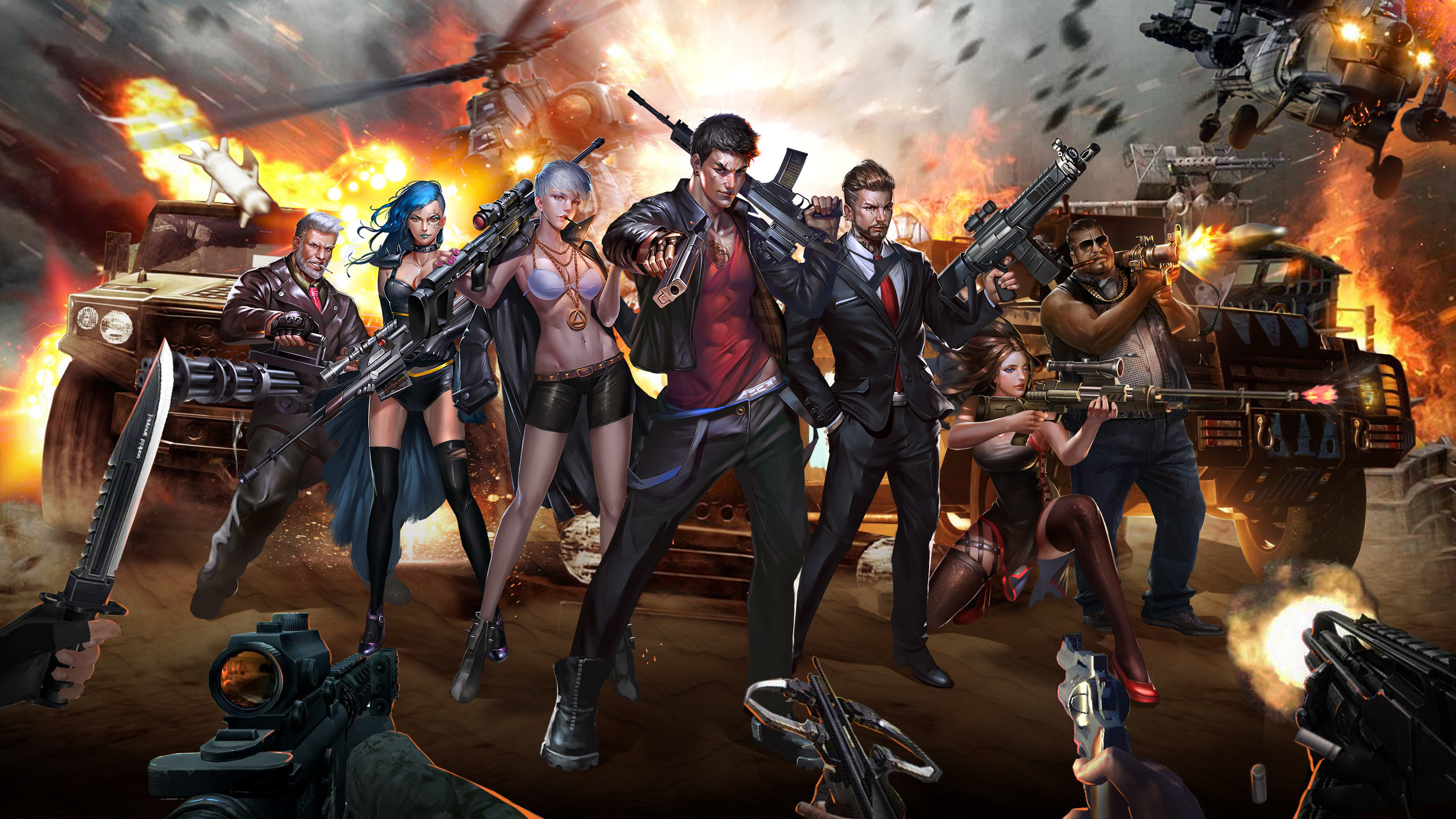 手机游戏《黑道风云》宣传图-商店图