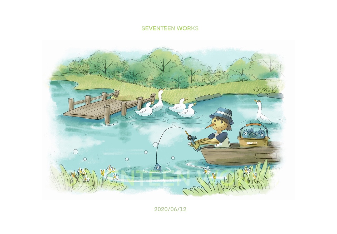 稻草人儿童绘本插画