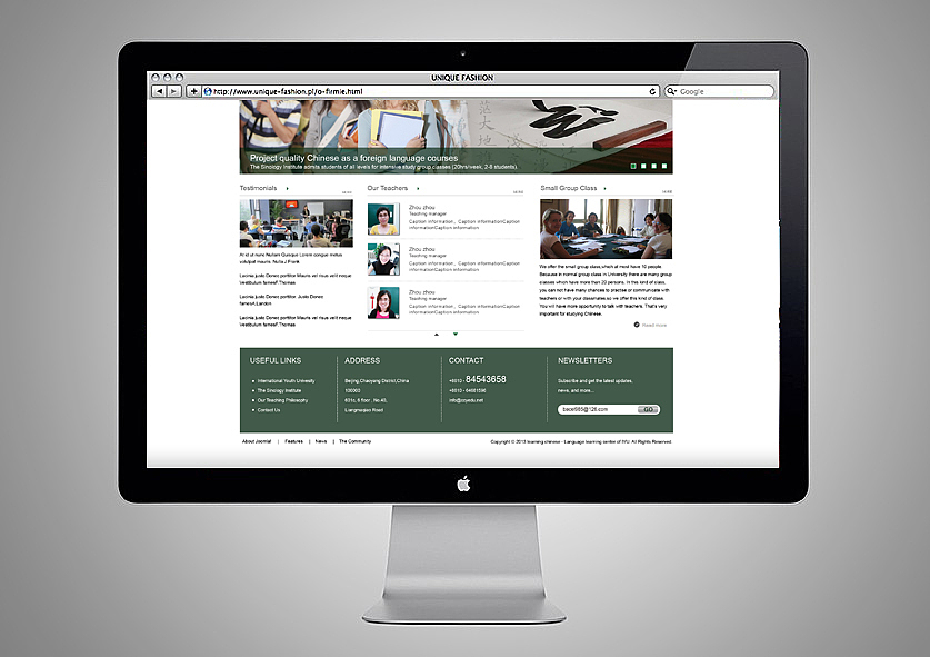 對外漢語網(wǎng)站設(shè)計(jì)|拾年設(shè)計(jì)（圖ZMTA1MDY5MjQ=） - 企業(yè)官網(wǎng) - 站酷設(shè)計(jì)師bacel985原創(chuàng)素材 - 站酷ZCOOL