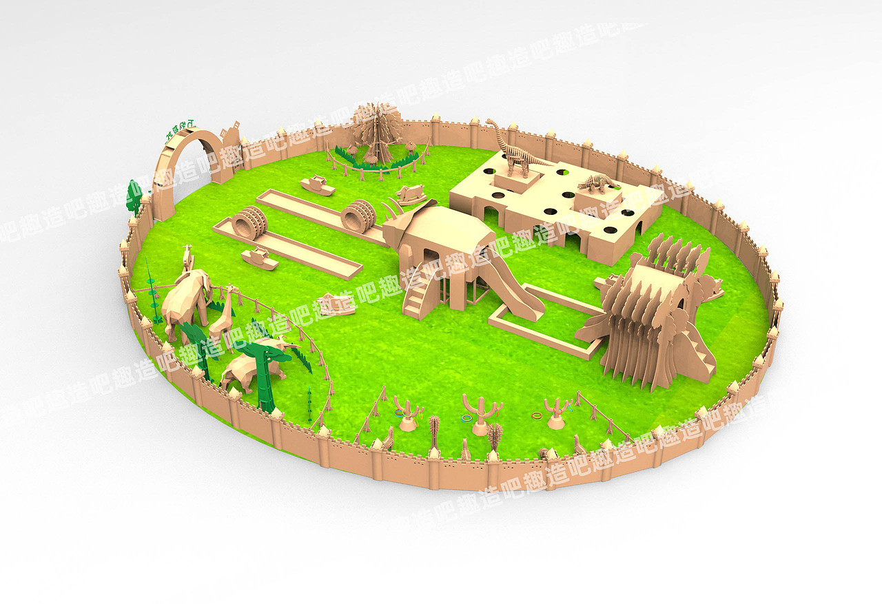 春季纸艺乐园:瓦楞纸儿童乐园