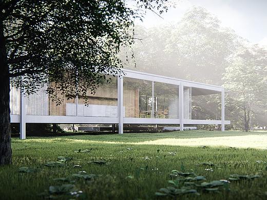 【Lumion 建筑表现】 范斯沃斯住宅 Farnsworth House