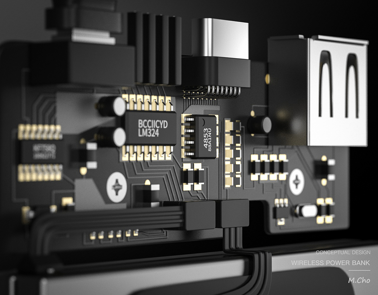 概念产品表现——魅族无线充电宝