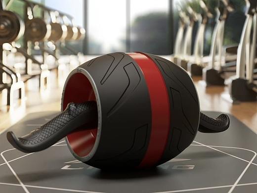 健腹轮三维动画