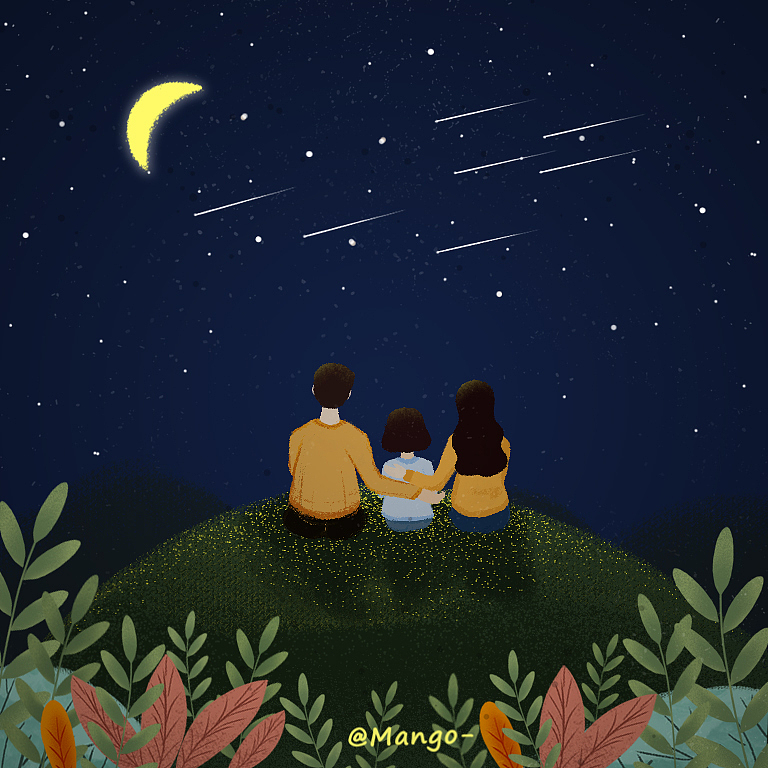 课件插图 Camping（野营）（图ZMTU3NjE4NDQ4） - 绘本 - 站酷设计师Mango1219原创素材 - 站酷ZCOOL