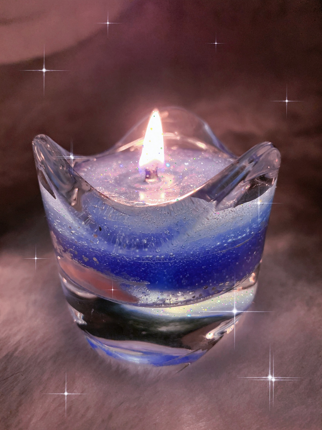 星空渐变香薰蜡烛