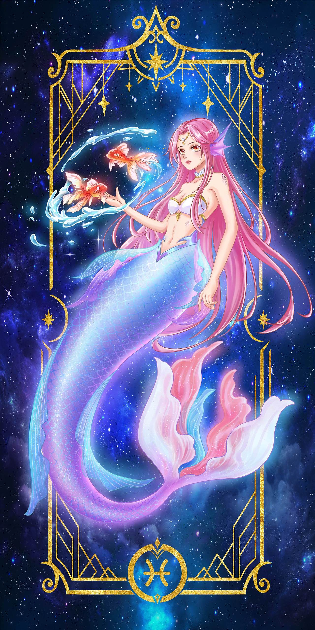 12星座宫女神插画（图ZMjcwNDU2ODA0） - 商业插画 - 站酷设计师如梦暮原创素材 - 站酷ZCOOL