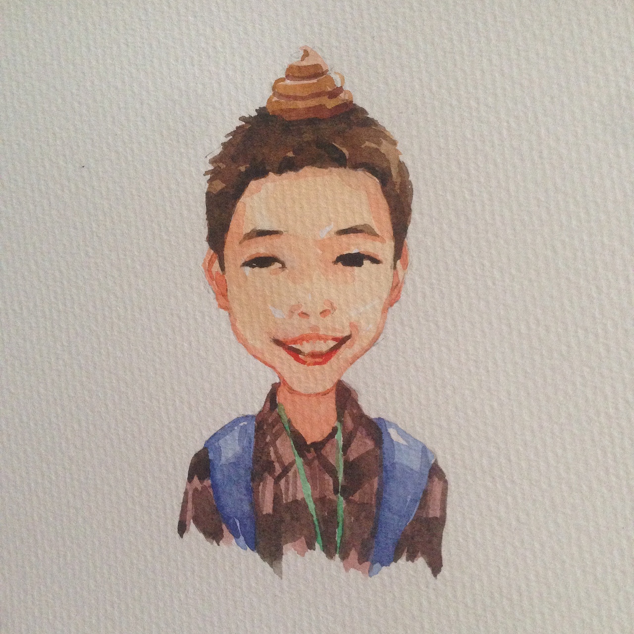 半写实人物水彩漫画