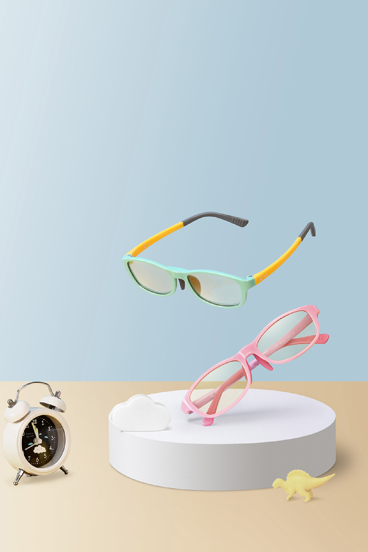 卡通闪光眼镜框 七彩LED闪光眼镜 儿童发光玩具 舞会装扮道具-阿里巴巴