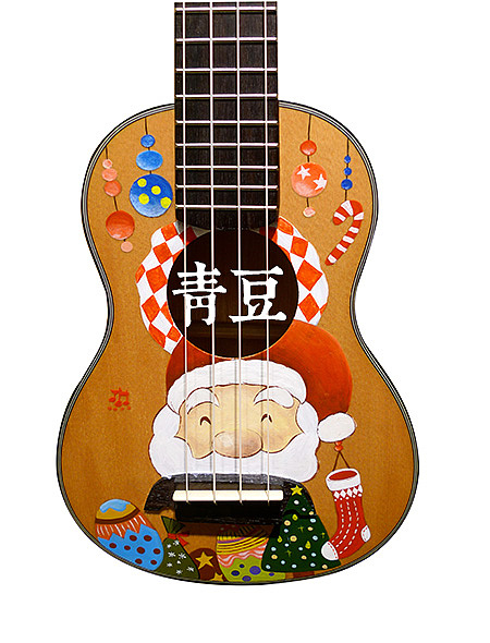 手绘ukulele|插画|新锐潮流插画|青豆zoe_原创作品-站酷zcool