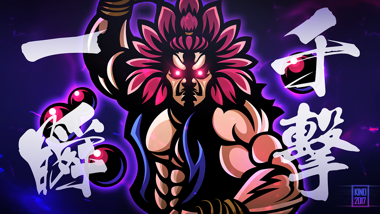 街霸豪鬼|插画|商业插画|kinosssss - 原创作品 - 站酷 (zcool)