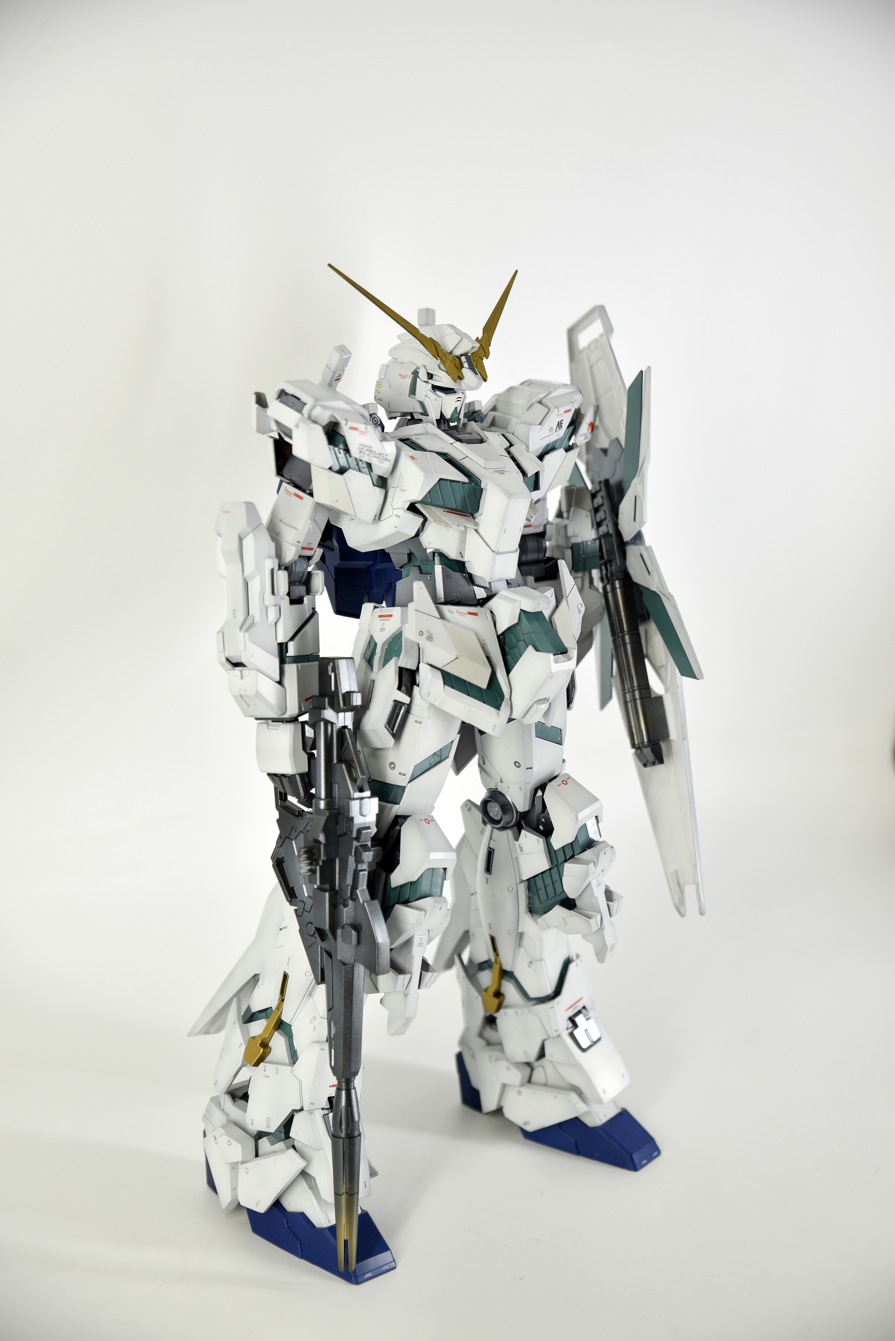 万代mega独角兽高达模型48:1喷涂|手工艺|手办/模玩|kchenyihui