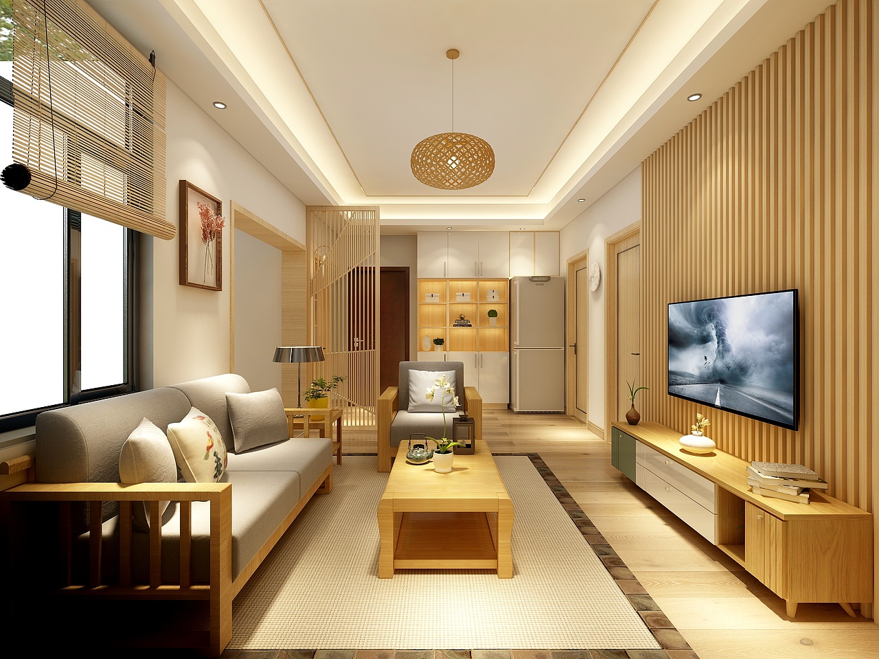 日式两居——鸟语花香