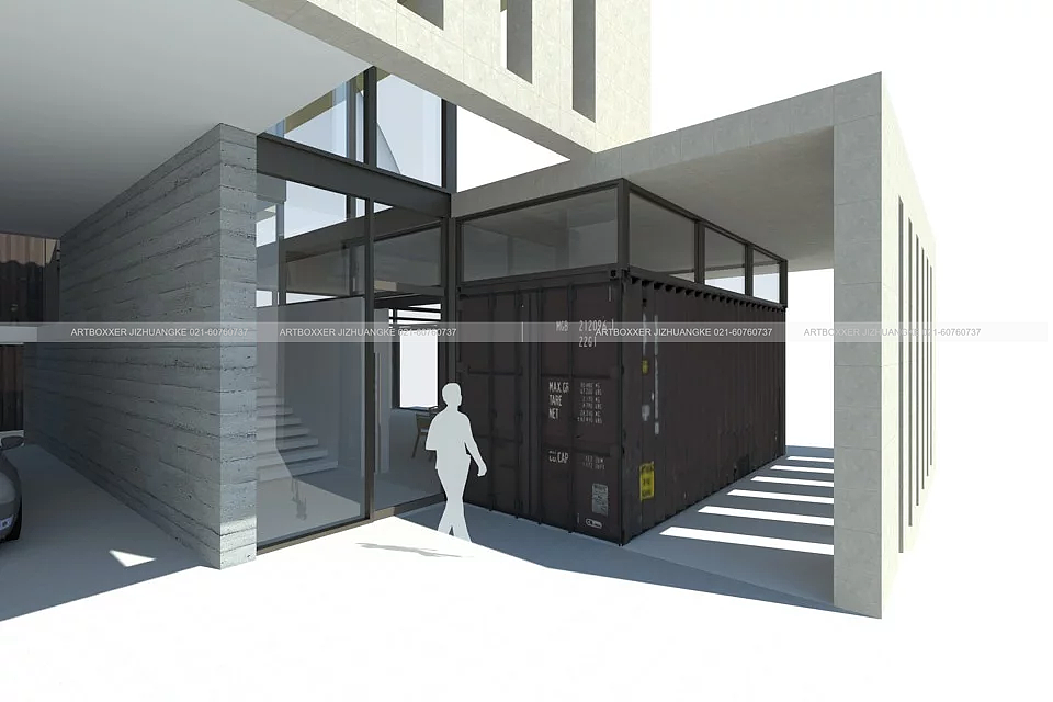 集装箱家庭式住宅/集装箱独栋民宿设计方案_上海集装客（图ZMTk3ODYzMzU2） - 建筑设计 - 站酷设计师集装客原创素材 - 站酷ZCOOL