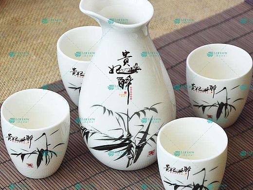 贵妃醉白酒logo设计