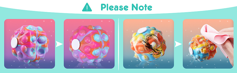 亚马逊主图A+ 发光旋转球玩具