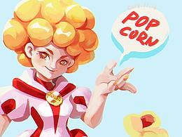 拟人系列食物篇pop corn