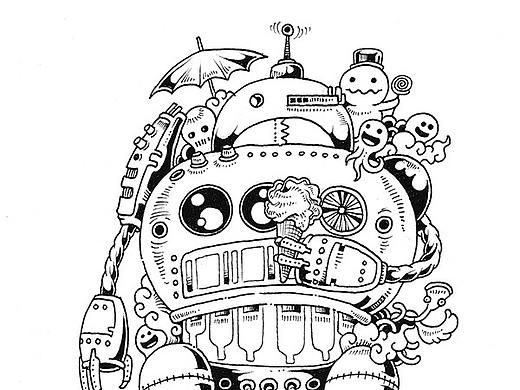 10000张收藏的插画学习稿