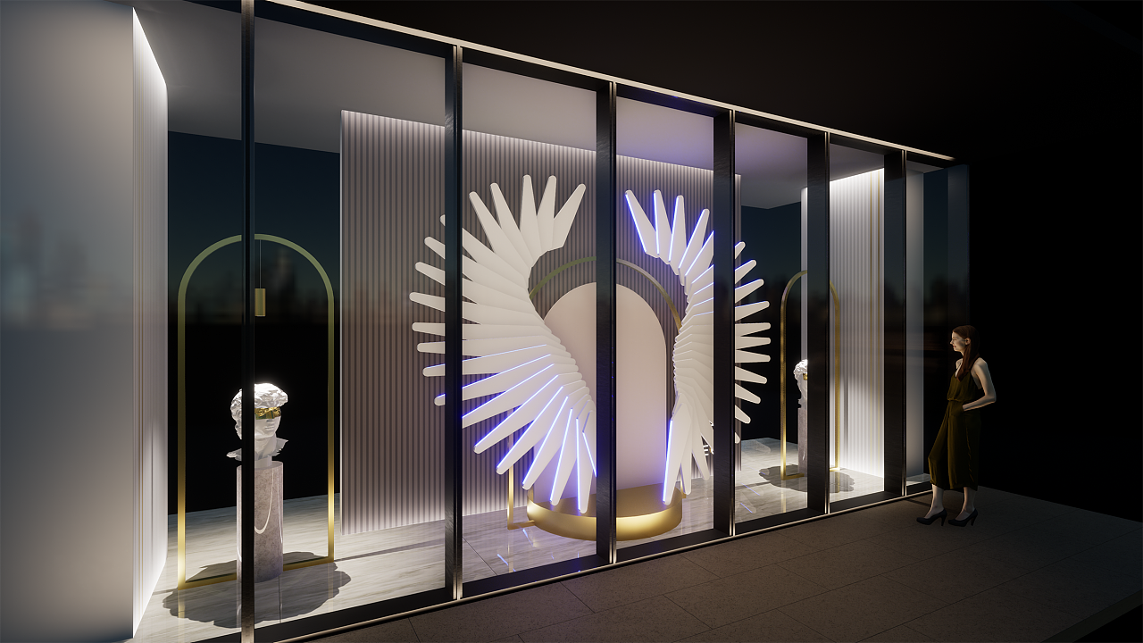 网红橱窗,甲方说你还得改