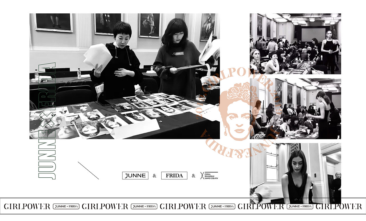 GIRL POWER——JUNNE&FRIDA品牌联名设计（图ZMjAwNzc0OTky） - 品牌 - 站酷设计师上海简柏创意原创素材 - 站酷ZCOOL