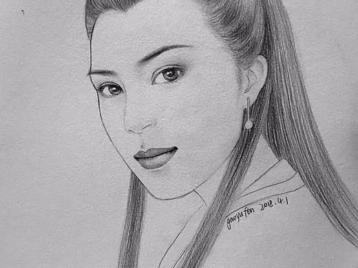 人物线描-小龙女