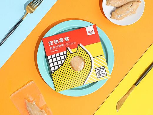 宠物粮食猫罐头｜孟菲斯风格产品摄影｜上海魔摄视觉 