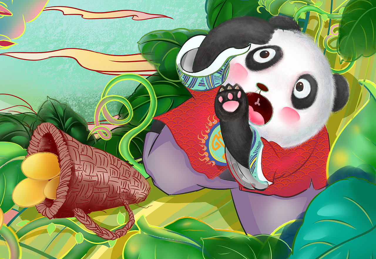 "杰克与豌豆"（图ZMTkyNTM3NzQw） - 商业插画 - 站酷设计师Syrian也是雨原创素材 - 站酷ZCOOL