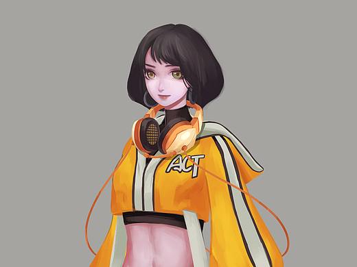 橙光（个人主页-ZNTM3NDcyMTI=） - 游戏原画 - 站酷设计师方利川原创素材 - 站酷ZCOOL