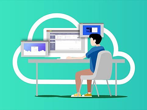 一组满满科技感的校园banner