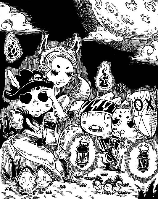 小豆包历险记（图ZNzc3NTg0NDA=） - 艺术插画 - 站酷设计师doushabao576原创素材 - 站酷ZCOOL