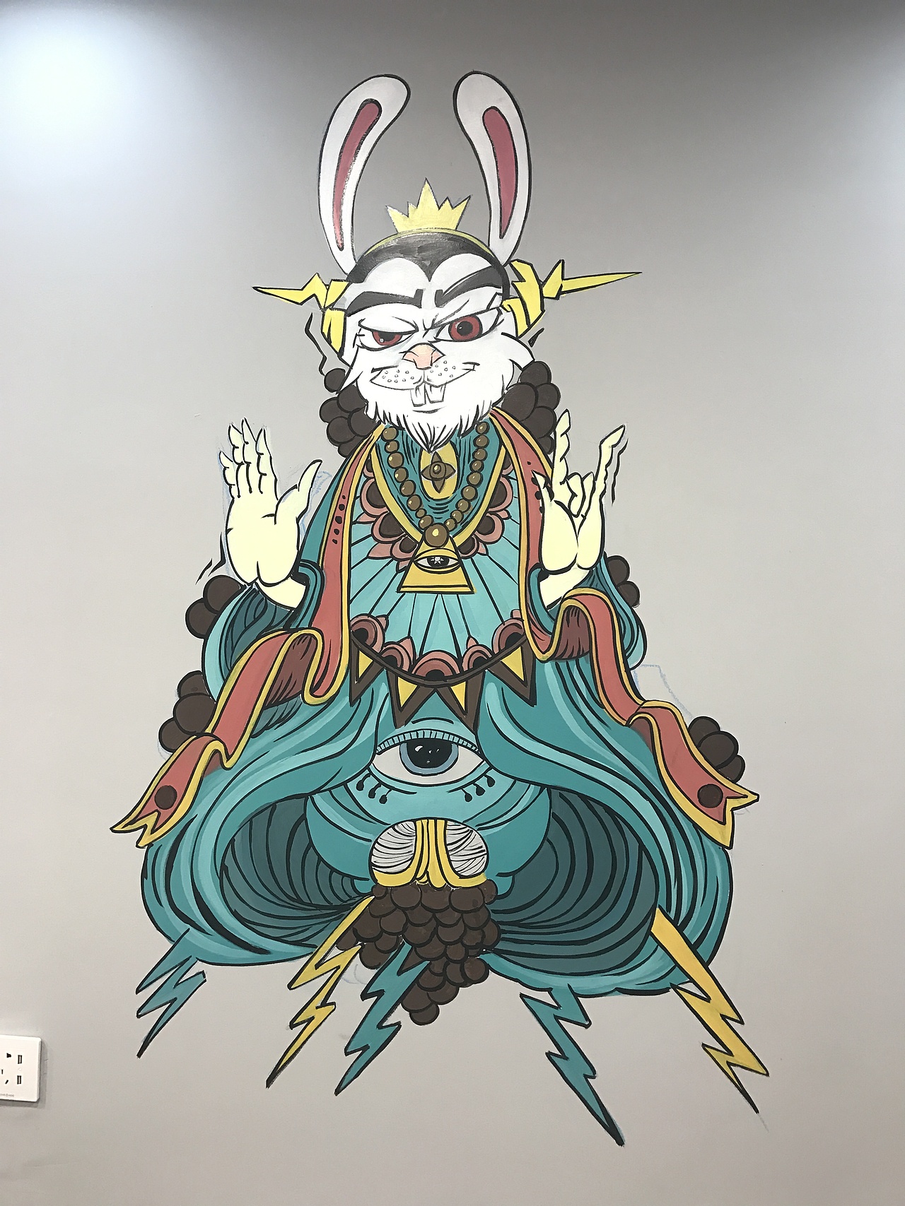 墙绘-东北神兽（图ZMTU4NzMyMDM2） - 新锐潮流插画 - 站酷设计师Z98220750原创素材 - 站酷ZCOOL