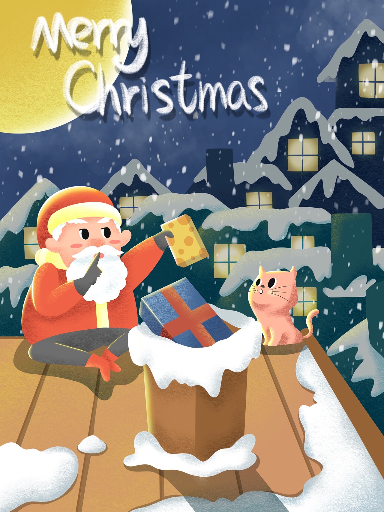 圣诞节（图ZMjM1MDA3MTY0） - 创作习作 - 站酷设计师张三斤ZHY原创素材 - 站酷ZCOOL