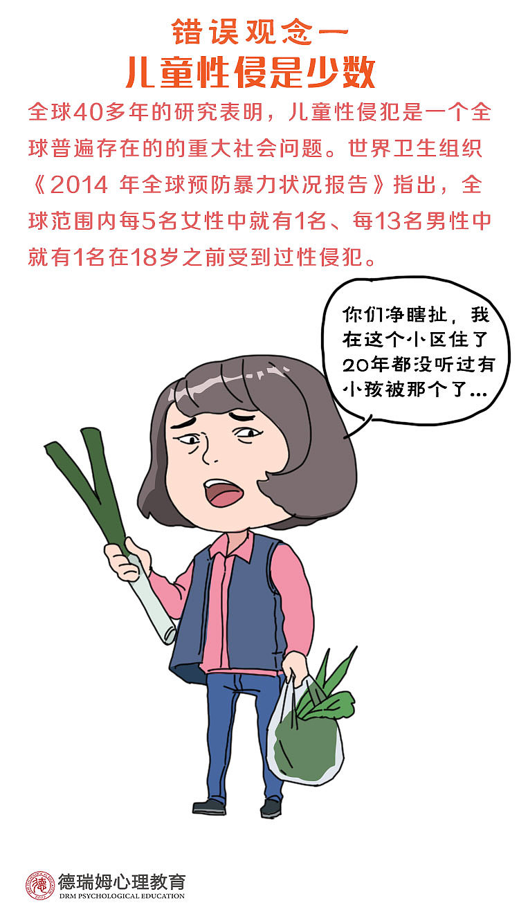 关于儿童性侵,我们究竟还有多少误解?(图ZMTExMTcxOTQ0) - 单幅漫画 - 站酷设计师德瑞姆心理学院原创素材 - 站酷ZCOOL