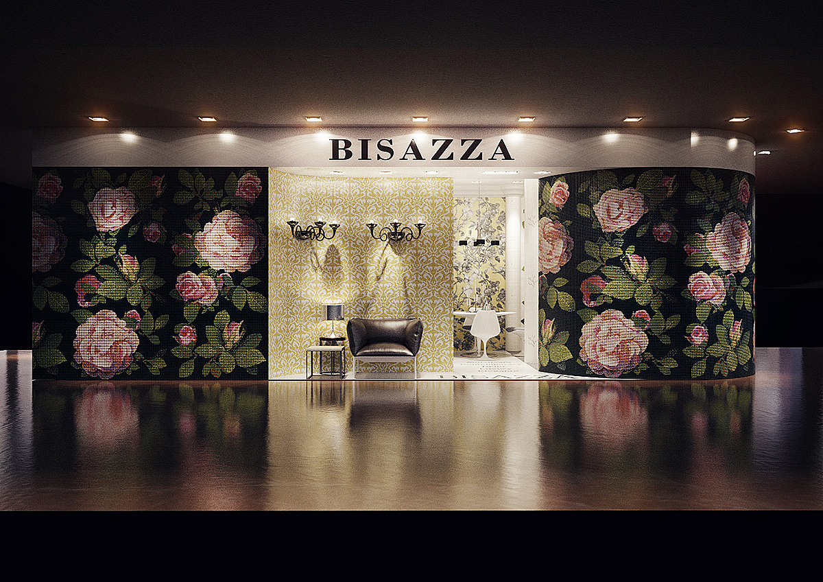 3D render for Bisazza Showroom