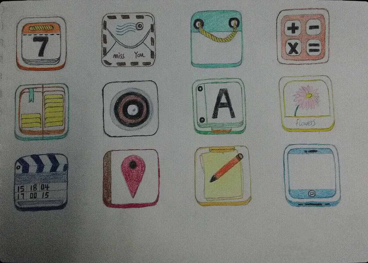 手绘app图标|ui|图标|胖哒_ - 原创作品 - 站酷 (zcool)