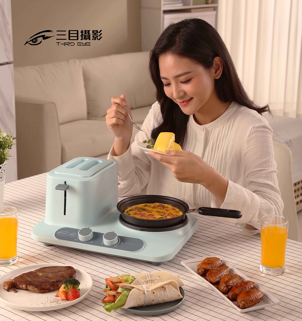 东菱多功能早餐机/多士炉场景图【三目摄影作品】（图ZMTQ4MTgwNTQw） - 产品摄影 - 站酷设计师三目摄影原创素材 - 站酷ZCOOL
